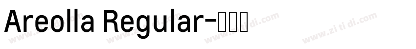 Areolla Regular字体转换
